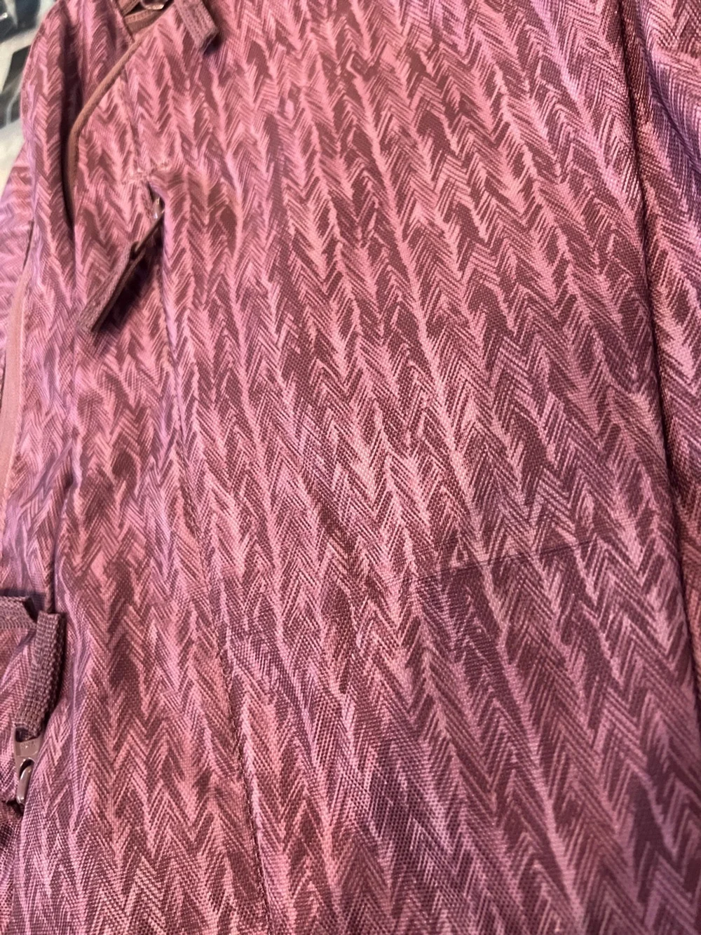 Lands End Kids TechPack XL Backpack in Mulberry Chevron